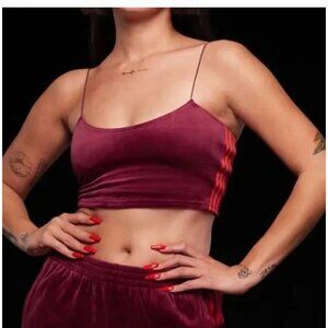 Ivy Park x Adidas Velour Cherrywood Bralette, Small. Limited Edition.